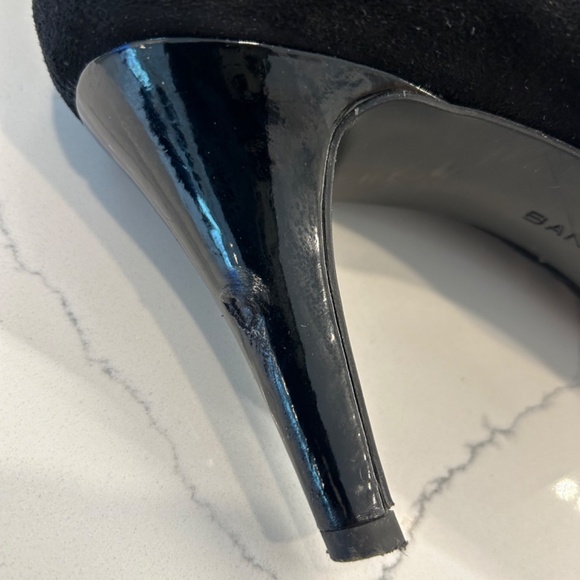 Black Suede Leather ankle Boots size 8 - Picture 7 of 7